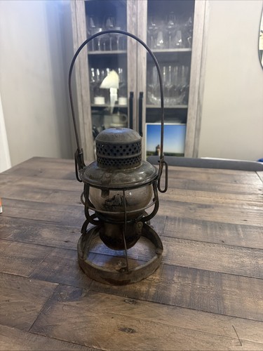 Vtg railroad lantern - railroad,